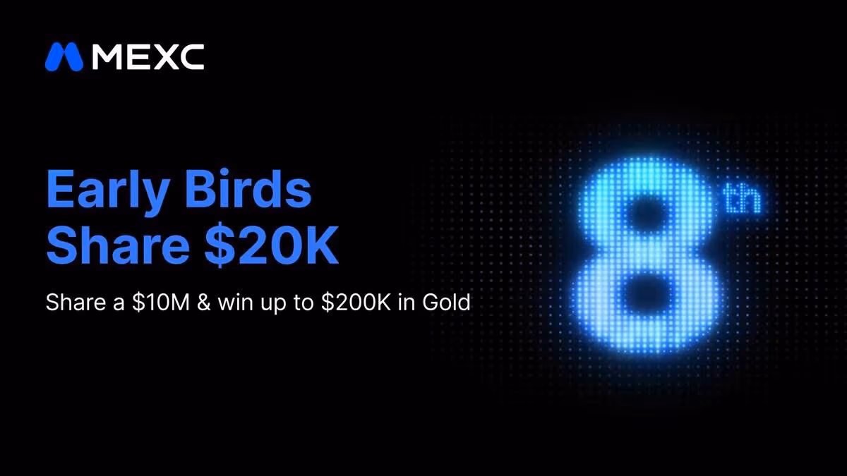 منصة MEXC تطلق مسابقة تداول عقود آجلة جماعية بمناسبة الذكرى الثامنة بجائزة إجمالية قدرها 10 ملايين USDT