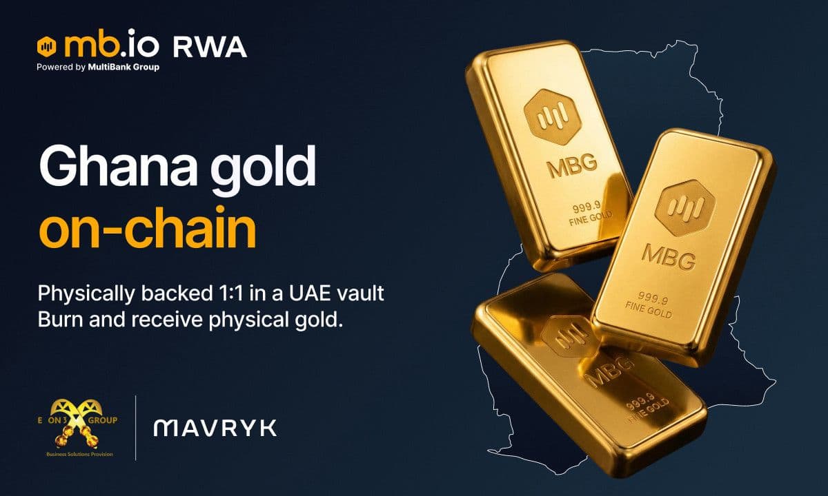 ذراع التشفير mb.io التابعة لمجموعة MultiBank يجلب الذهب الغاني إلى السلسلة بالشراكة مع Kings Orbis وEON3 وMavryk