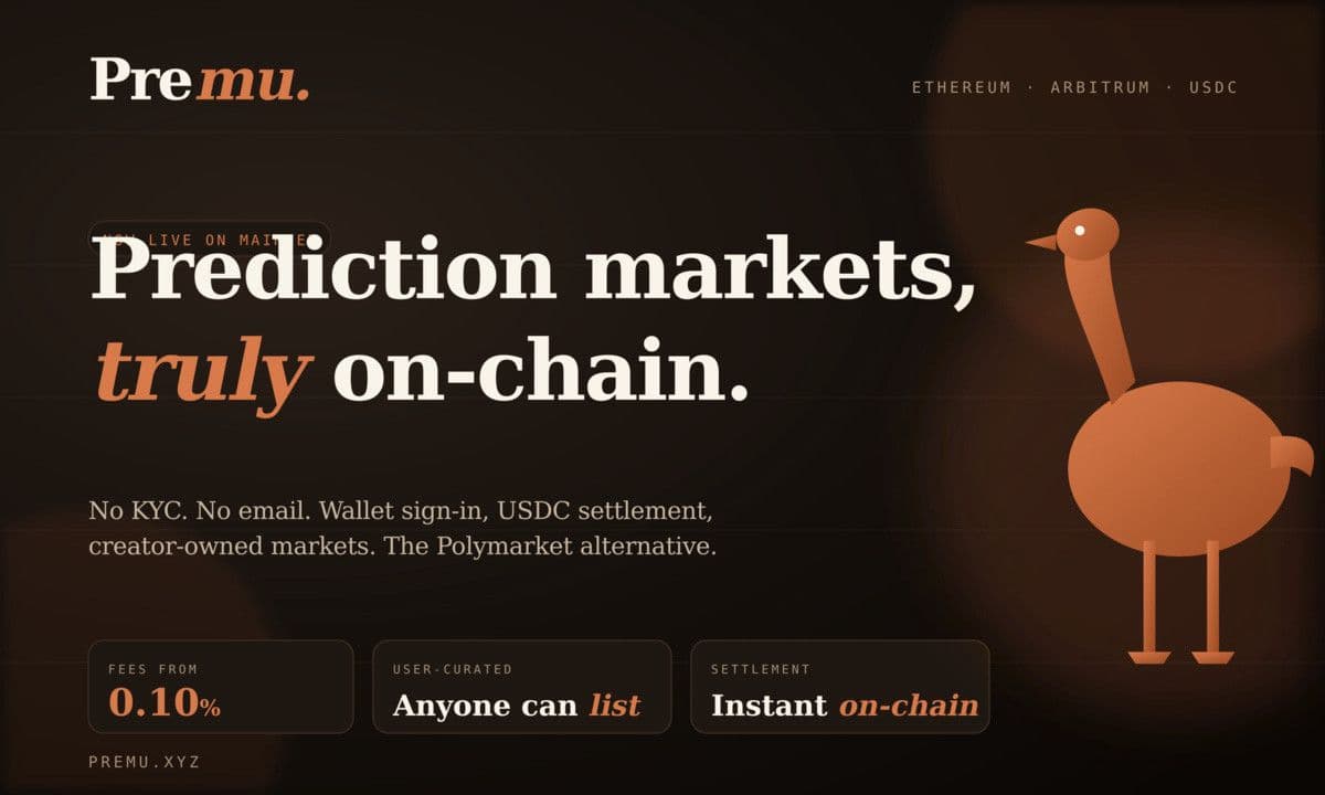 Premu.xyz: 탈중앙화된 Polymarket 대안 - 누구나 개설할 수 있는 사용자 큐레이션 예측 시장