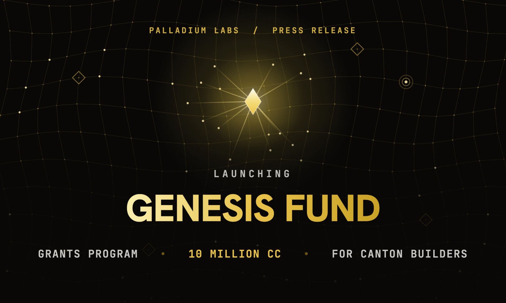 Palladium Labs Launches Genesis Fund to Accelerate Builder Growth on Canton