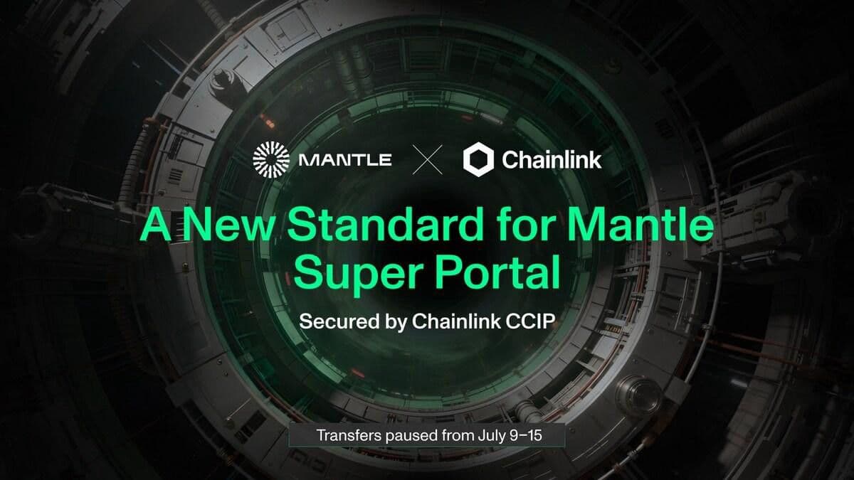 Mantle Migrates Its Super Portal to Chainlink CCIP, Bringing Institutional-Grade Security to Every Cross-Chain Transfer of the $2.5B+ MNT Token