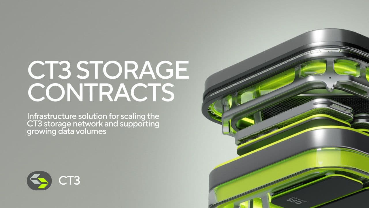 CT3 Announces Dedicated Storage Contracts to Expand Decentralized Storage Infrastructure