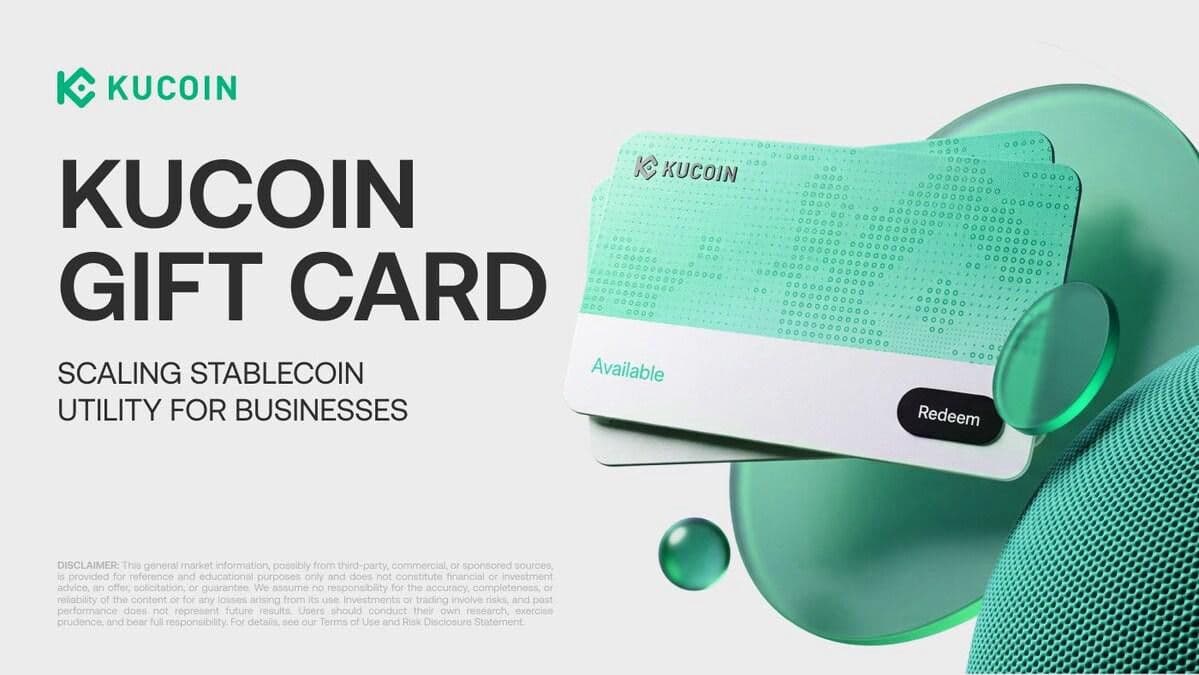 KuCoin Pay ยกระดับการใช้สเตเบิลคอยน์ เปิดตัวโซลูชันบัตรของขวัญดิจิทัลสำหรับองค์กร