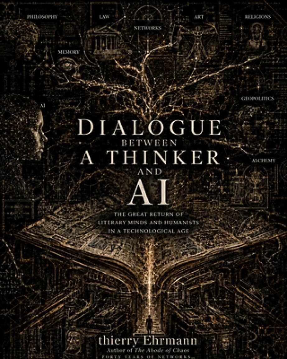 Artprice by Artmarket presents a liber mundi, dixit Gemini: 'Dialogue Between a Thinker and AI' carries within it the serene, yet profound, echo of the greatest anthropological shock of our era