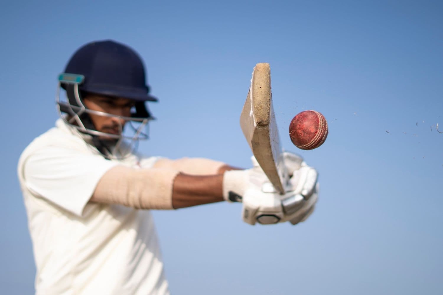 Cricket pitch in Nottingham stadium with prediction market data and India AI competition graphic overlay, representing eng vs ind crypto betting angle (Image: Shutterstock)