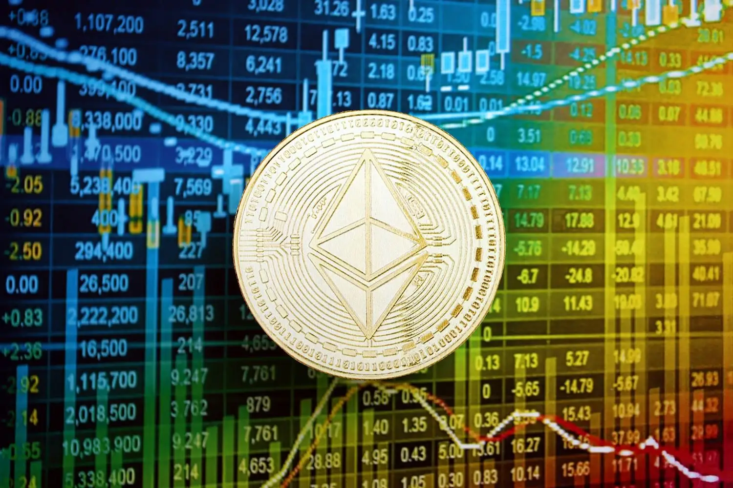 Exchange reserves for Ethereum fall 10% while stablecoin liquidity rotates off Tron, leaving ETH stuck around $1,900. (Image: Shutterstock)