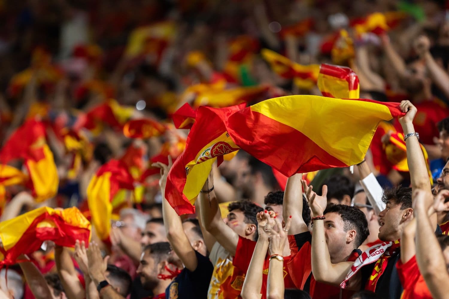 A record night of on-chain betting sees Spain favored at 58% while England and Argentina battle for the last World Cup final spot. (Image: Shutterstock)