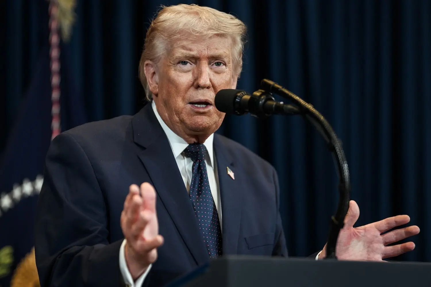 **President Donald Trump’s** managed investment accounts sold **Palantir Technologies** and bought **Western Digital** in the first quarter, according to a recent ethics disclosure.